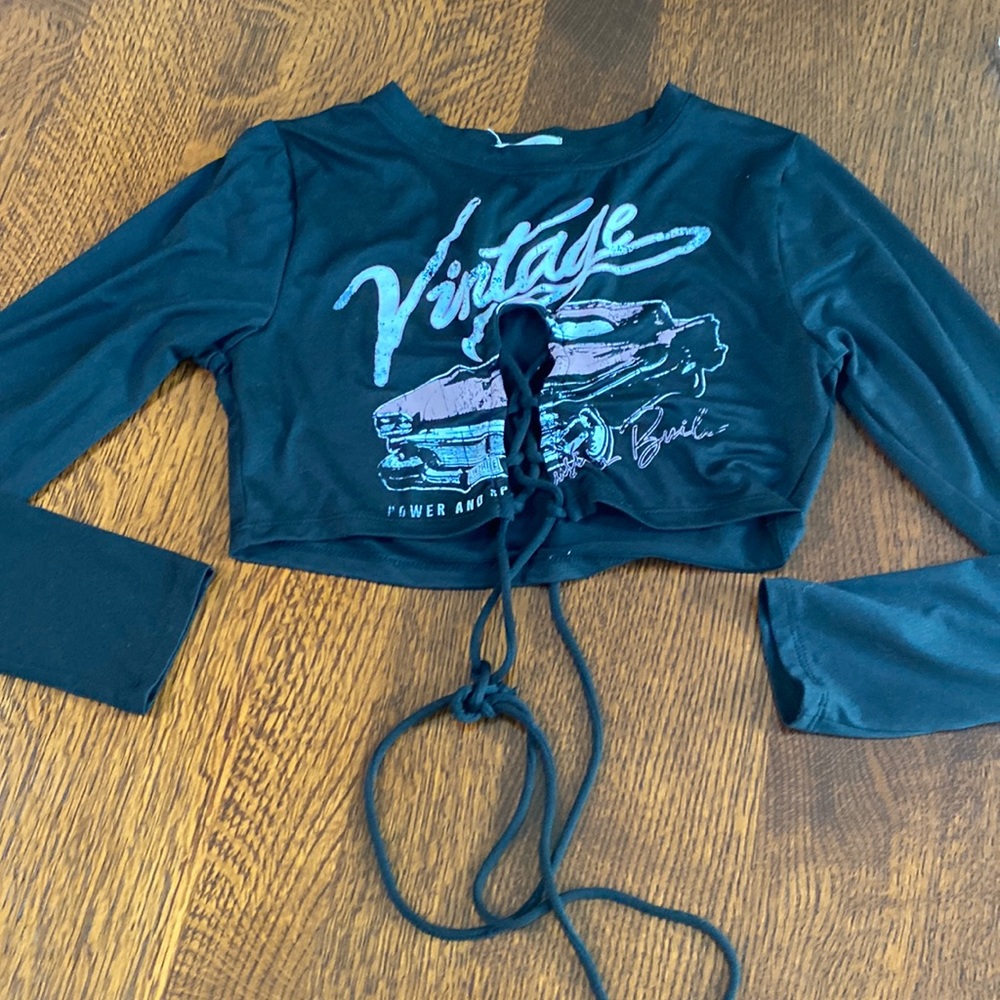 Size small cropped long sleeve